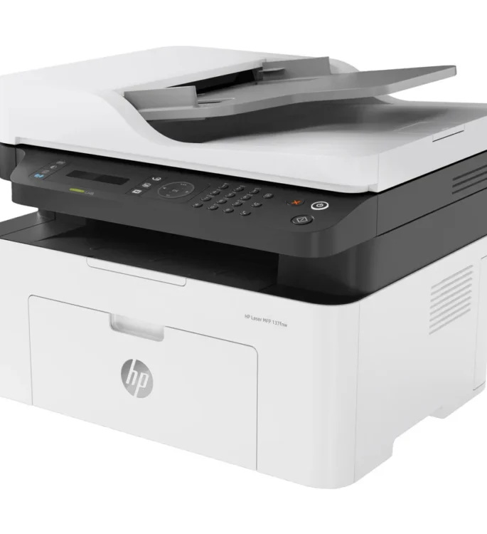 HP Laser 137fnw A4 Multifunction Mono Business Printer 4ZB84A