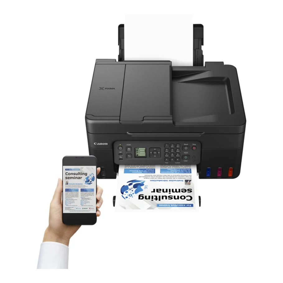 Canon Pixma G4470 MegaTank 4-in-1 Multifunction Inkjet Printer 5807C026 - Image 2