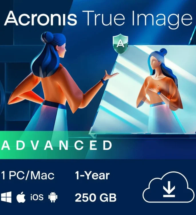 Acronis True Image Advanced 250GB 1 Device 1-Year Subscription Download