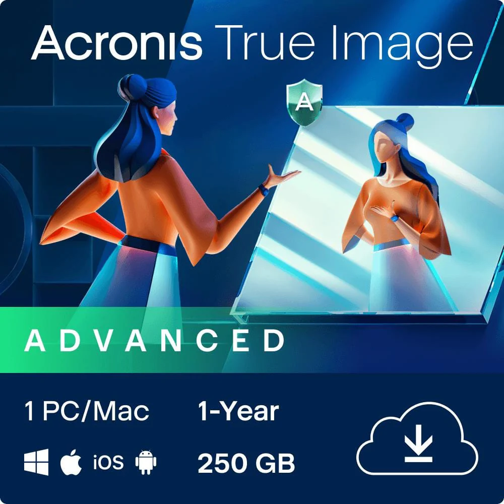 Acronis True Image Advanced 250GB 1 Device 1-Year Subscription Download