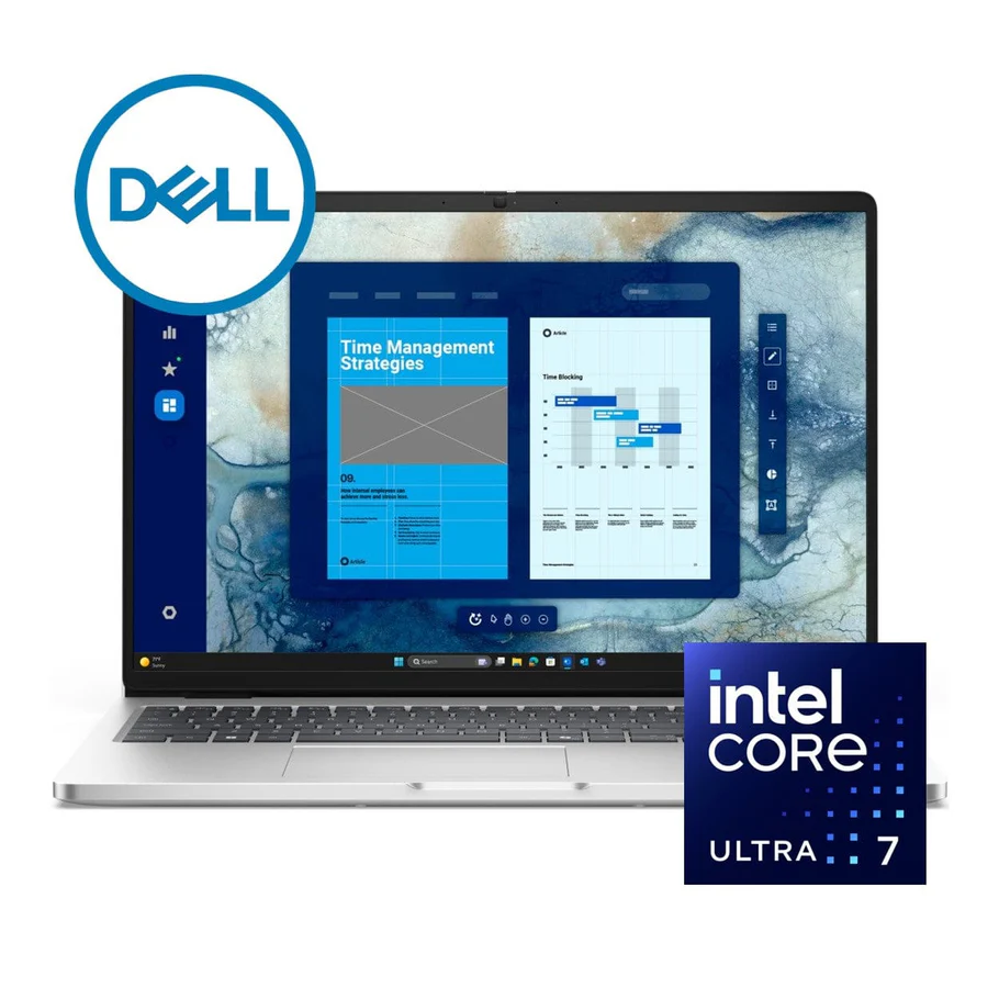 Dell Pro 16 16-inch FHD+ AI Laptop - Intel Core Ultra 7 255U 512GB SSD 16GB RAM Win 11 Pro - Image 2