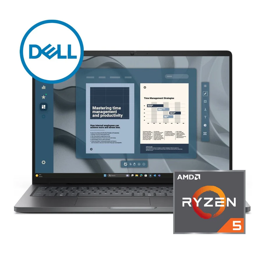Dell Pro 16 16-inch FHD+ Laptop - AMD Ryzen 5 220 512GB SSD 16GB RAM Win 11 Pro - Image 2
