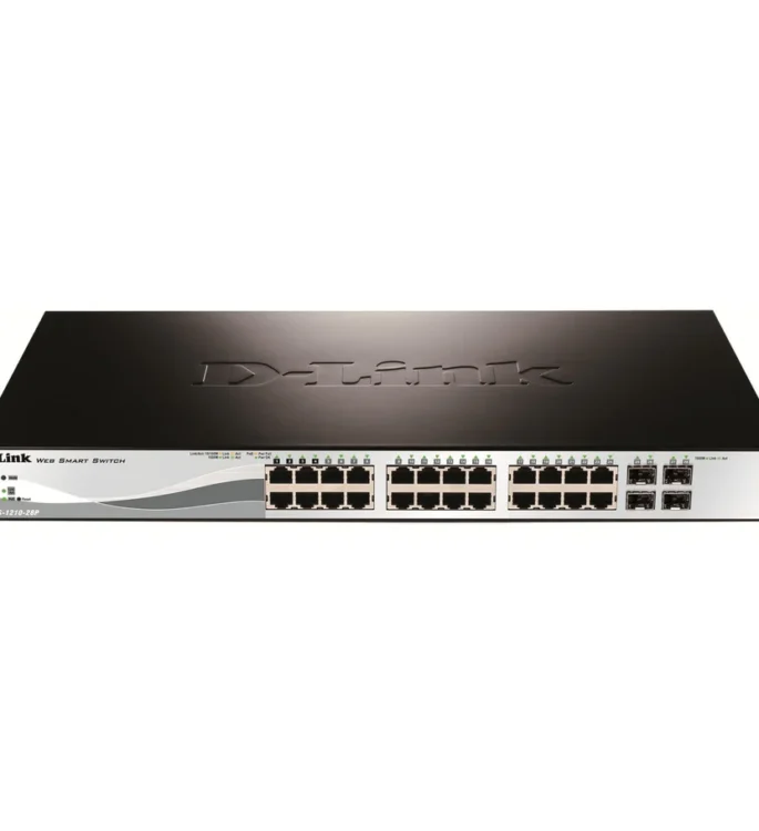 D-Link DGS-1210-28P 28-port Gigabit Smart Managed PoE Switch
