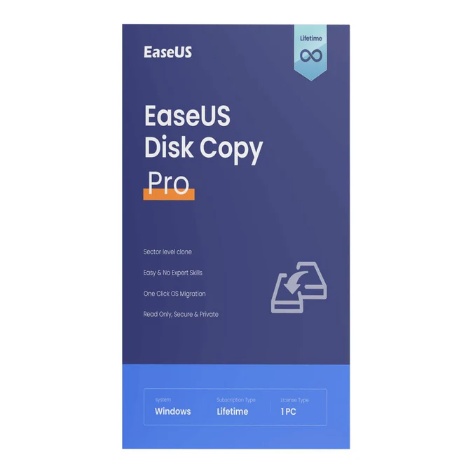 EaseUS Disk Copy Pro 1 Device Lifetime Subscription Download