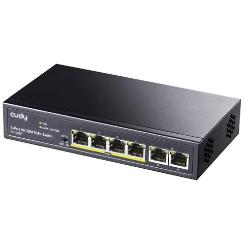 Cudy 6-port Unmanaged Ethernet PoE Switch FS1006P