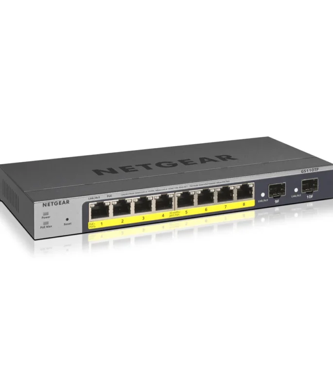 Netgear GS110TP Managed Switch L2/L3/L4 Gigabit Ethernet PoE Grey GS110TP-300EUS
