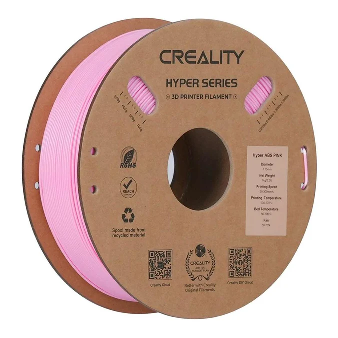 Creality 1kg Hyper ABS 1.75mm 3D Printing Filament Pink 3301020058