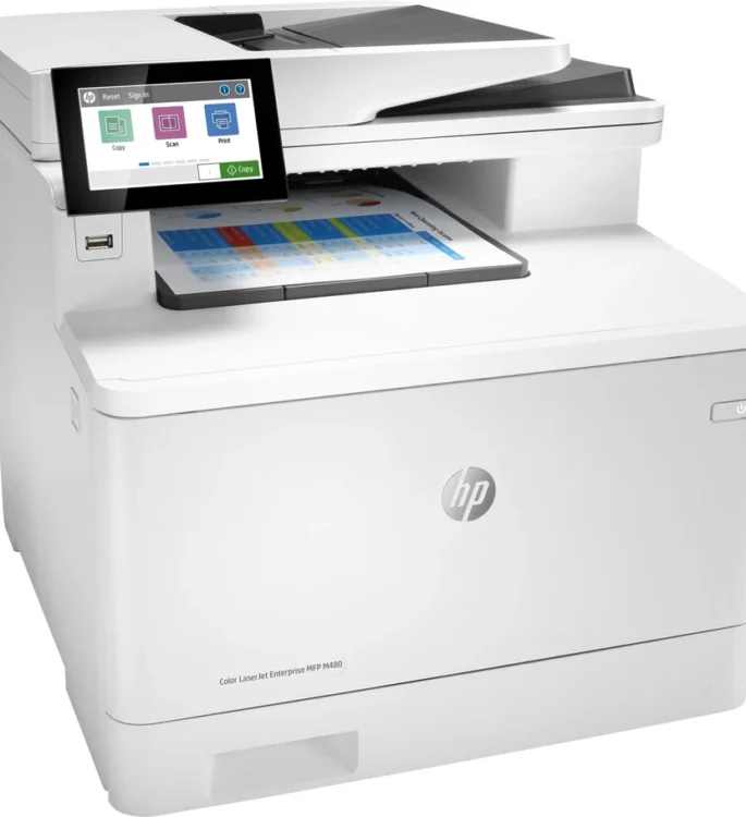 HP Color LaserJet Enterprise M480f A4 Multifunction Business Printer 3QA55A