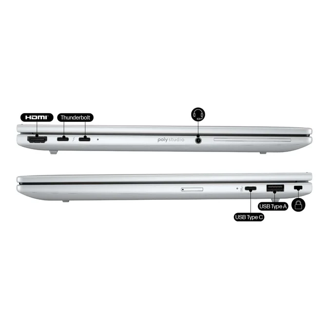 HP EliteBook 8 G1i 13.3-inch WUXGA AI Laptop - Intel Core Ultra 5 225U 512GB SSD 32GB RAM Win 11 Pro - Image 4