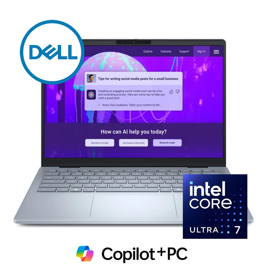 Dell 14 Plus 14-inch 2.5K AI Laptop - Intel Core Ultra 7 256V 1TB SSD 16GB RAM Win 11 Pro - Image 2