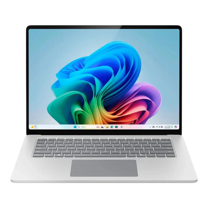 Microsoft Surface 7 15-inch PixelSense AI Laptop - Snapdragon X Elite 256GB SSD 16GB RAM Win 11 Pro Platinum